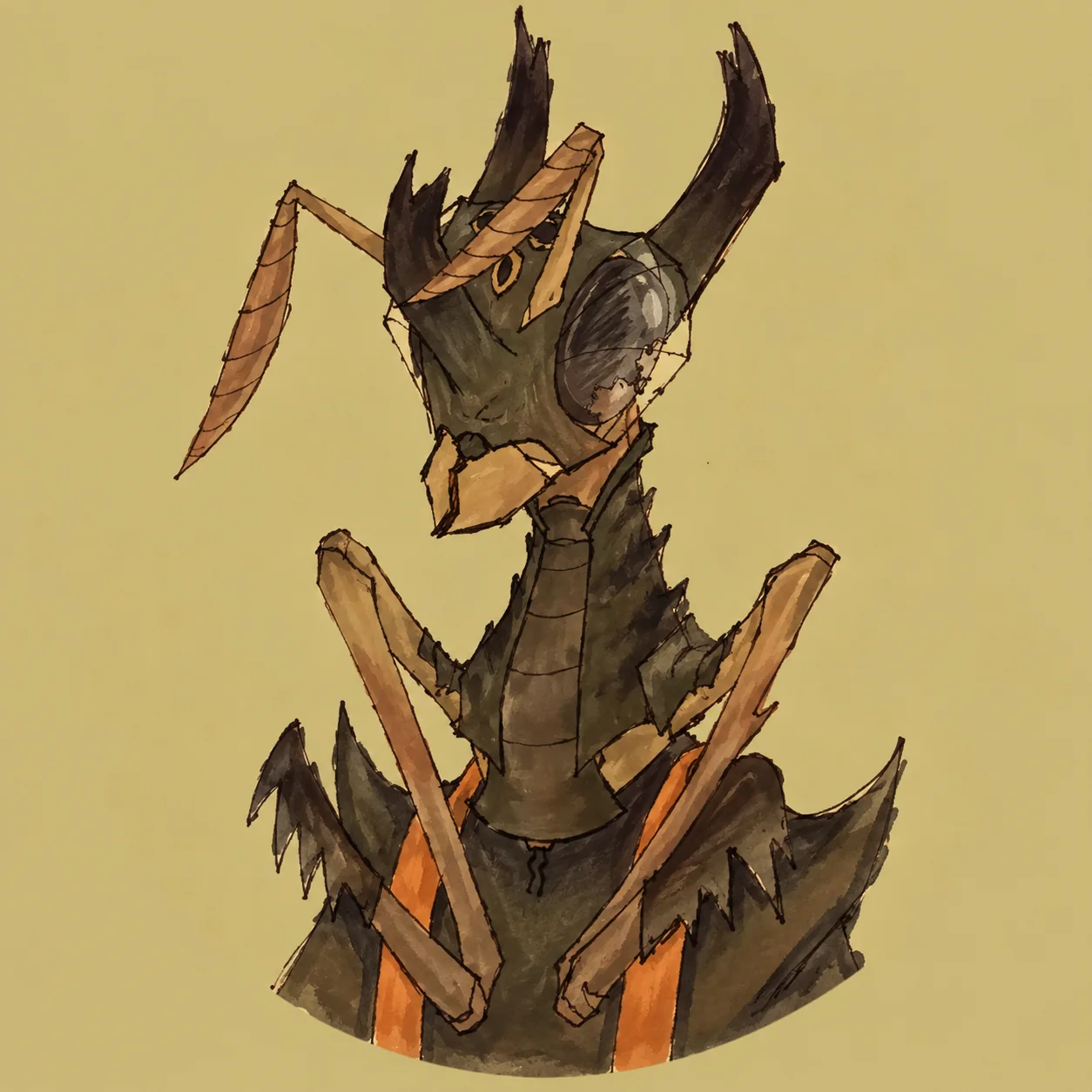 Hiver Horned Mask