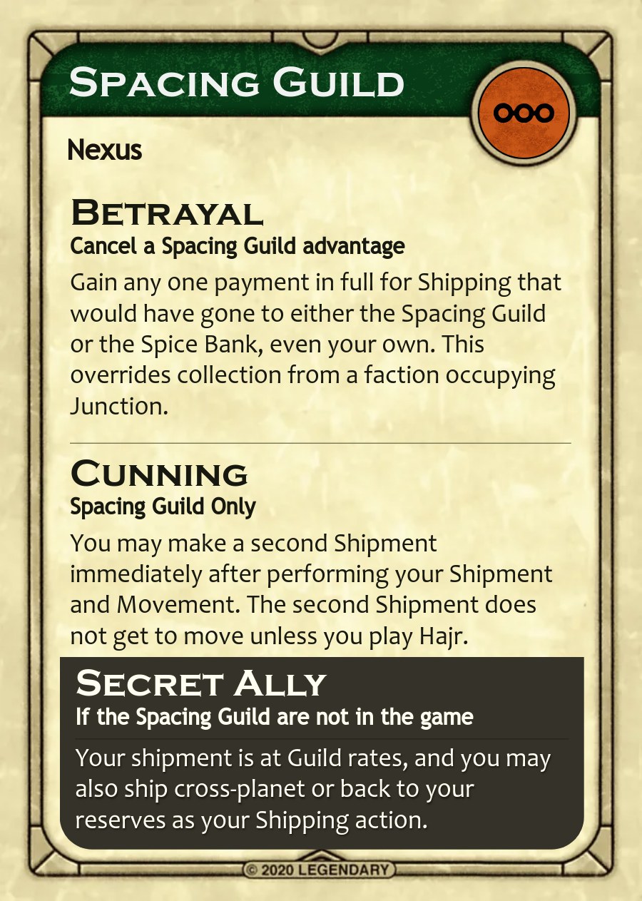 Spacing Guild